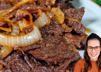 Chega de sujeira no fogão! Bife de panela de pressão, simplesmente delicioso.