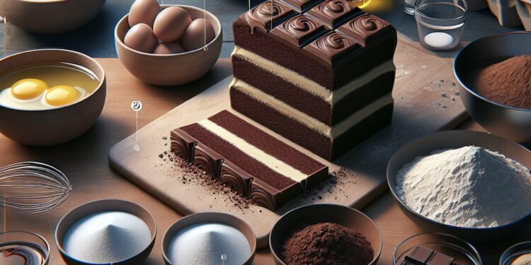 Bolo de chocolate cremoso: passo a passo com ingredientes e quantidades detalhadas