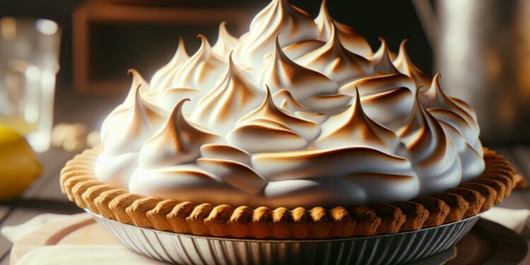 Torta de Limão com Merengue: Doce e azedinho na medida certa.