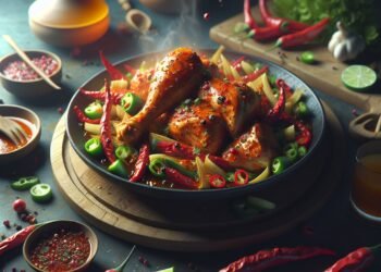 Frango com Molho de Pimenta