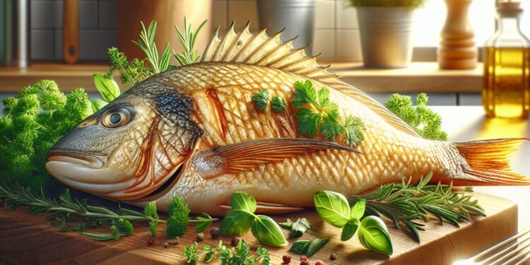 Como fazer tilápia assada com ervas frescas