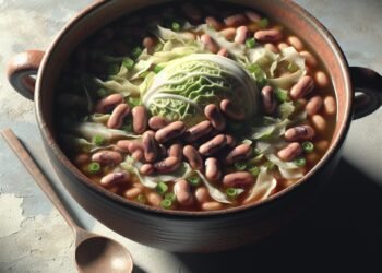 Sopa de feijão com couve: Releitura saudável de uma clássica receita