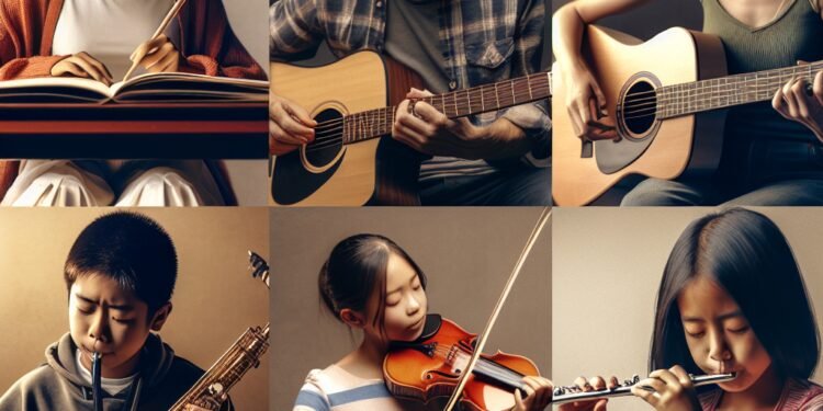 Como aprender a tocar um instrumento musical