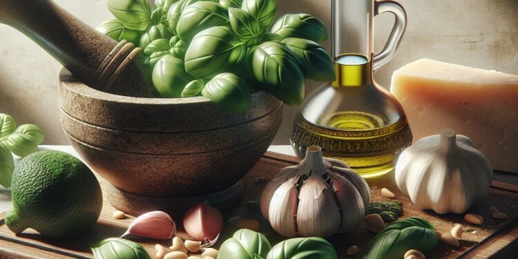 Receita fácil e rápida de molho pesto