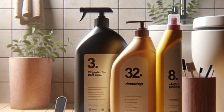 Os melhores produtos de limpeza para o banheiro