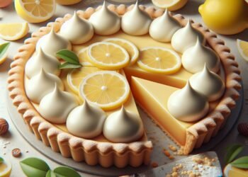 Torta de limão cremosa: receita completa passo a passo