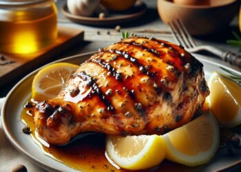 Frango Grelhado com Molho de Limão