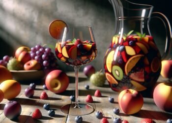 Sangria Espanhola: a refrescante mistura de vinho e frutas