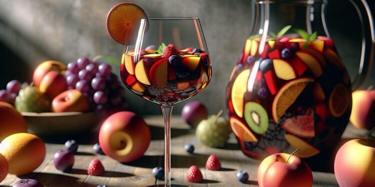 Sangria Espanhola: a refrescante mistura de vinho e frutas