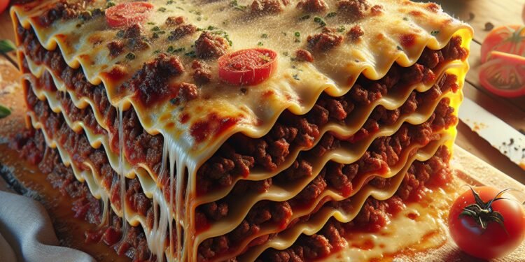 Receita especial de lasanha de carne moída
