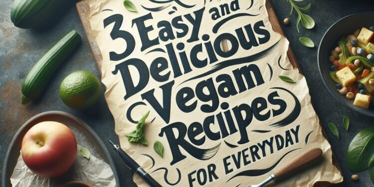 Receitas Veganas Fáceis e Deliciosas para o Dia a Dia