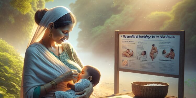 Os benefícios da amamentação para a saúde do bebê