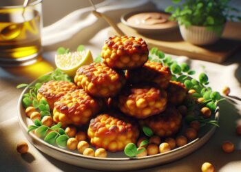 Bolinho de grão-de-bico: petisco vegetariano para impressionar
