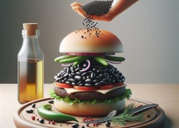 Aprenda a fazer um hambúrguer vegano de feijão preto passo a passo
