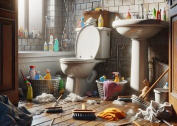 10 erros comuns na limpeza do banheiro que você deve evitar