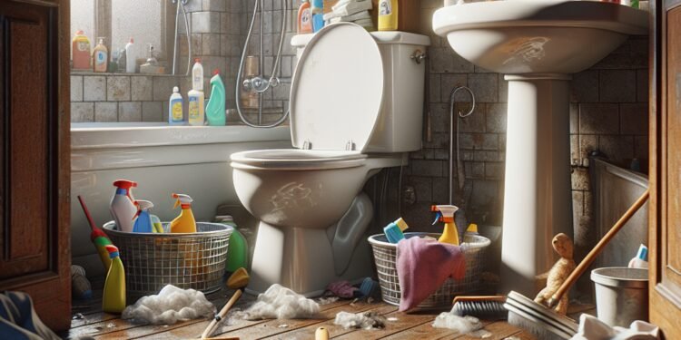 10 erros comuns na limpeza do banheiro que você deve evitar