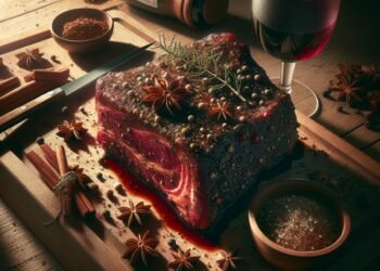 Receita de short rib marinado com especiarias e vinho tinto