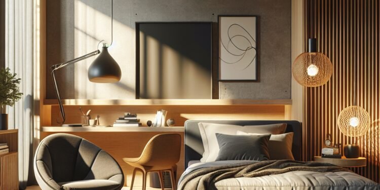 Como criar um quarto de solteiro aconchegante e moderno