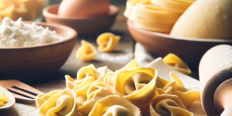 Experimente fazer sua própria massa de tortellini em casa