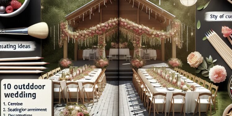 10 ideias criativas para casamentos ao ar livre