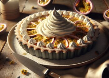 Torta de maracujá com chantilly: uma explosão de sabores