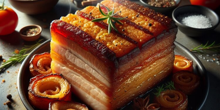 Receita de barriga de porco crocante e saborosa
