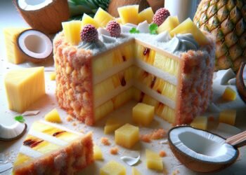Bolo de abacaxi com coco: refrescante e delicioso