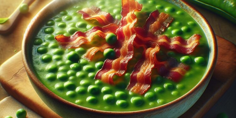 Sopa de ervilha com bacon: Uma combinação de sabores irresistível