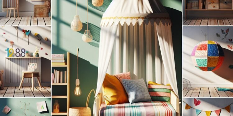 Ideias de DIY para decorar o quarto das crianças