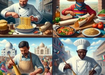 Receitas tradicionais de diferentes culturas