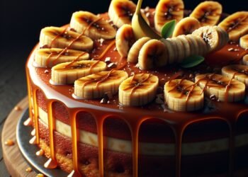 Bolo de banana caramelizada: uma sobremesa que vai conquistar o seu coração