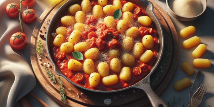 Receita completa de gnocchi de batata com molho de tomate