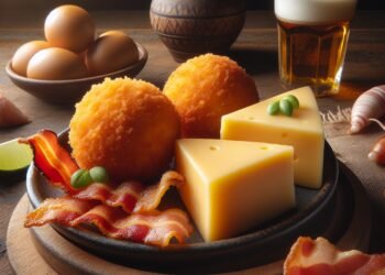 Coxinha de queijo com bacon: uma combinação de sabores exótica
