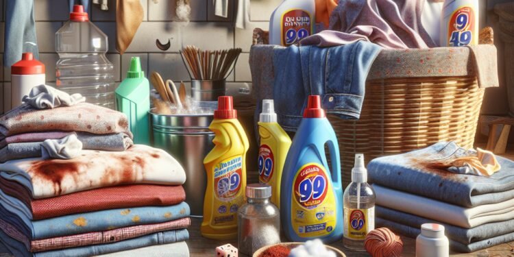 Como tirar manchas difíceis das roupas sem danificar o tecido