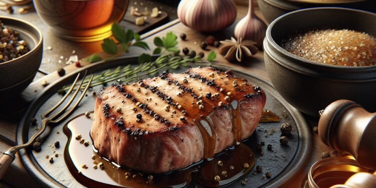 Receita de filé de porco ao molho de mostarda e mel