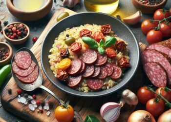 Passo a passo para preparar um suculento risoto de carne de sol
