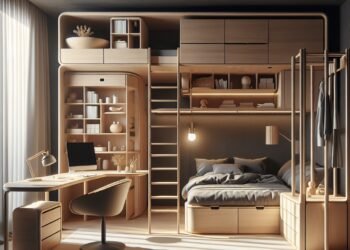 Os melhores móveis funcionais para otimizar um quarto de solteiro