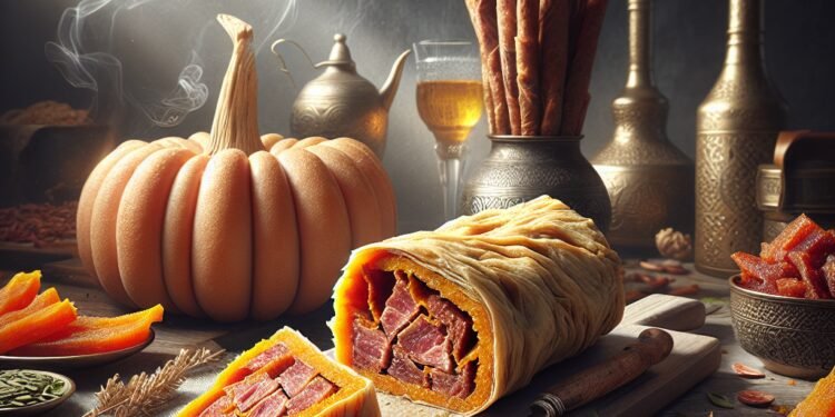 Esfiha de carne seca com abóbora: combinação perfeita de sabores