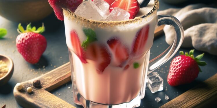 Como fazer um delicioso Mojito de Morango cremoso