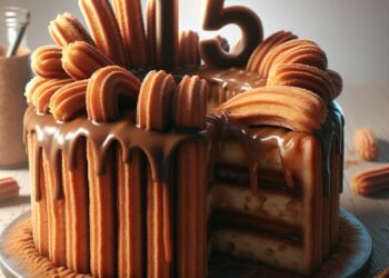 Bolo de churros recheado: uma tentação em forma de sobremesa
