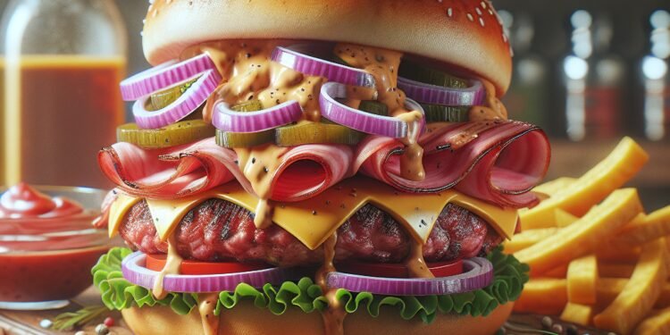 Receita de hamburguer de pernil com cebola roxa e molho de mostarda: tradicional e irresistível