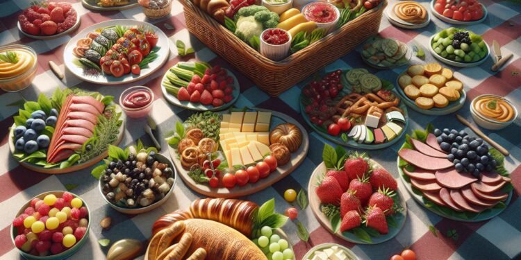 Deliciosas opções de acompanhamentos para piqueniques