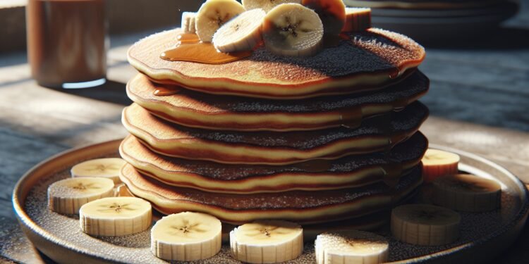 Panquecas de banana: opção vegetariana para o café da manhã