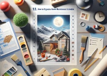 Como Organizar um Cronograma de Manutenção em Casa