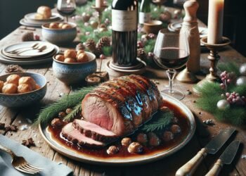 Aprenda a preparar um lombo assado com molho de vinho para o natal