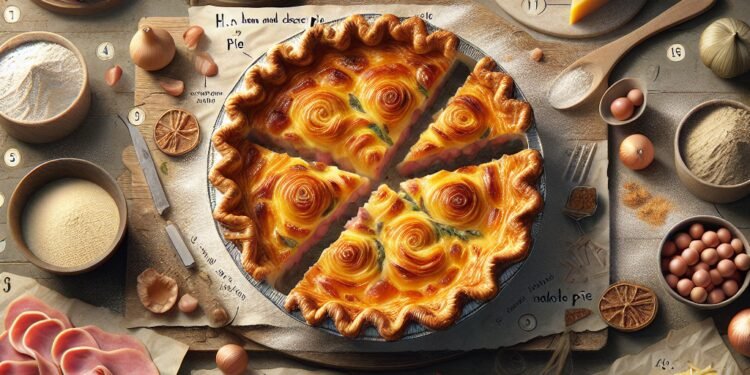 Torta de Queijo e Presunto: Passo a Passo Simples e Delicioso