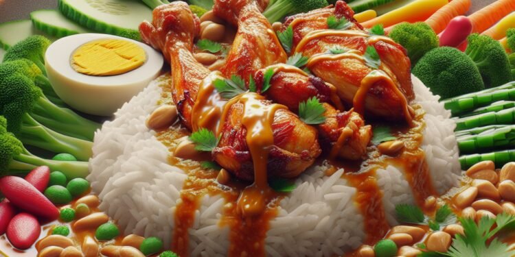 Frango com Molho de Amendoim