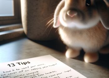 Dicas de como cuidar de um coelho de estimação