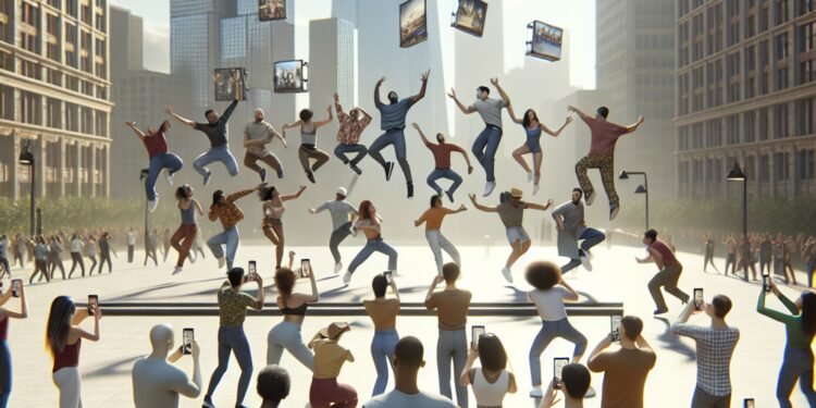 O fenômeno das músicas virais e desafios de dança