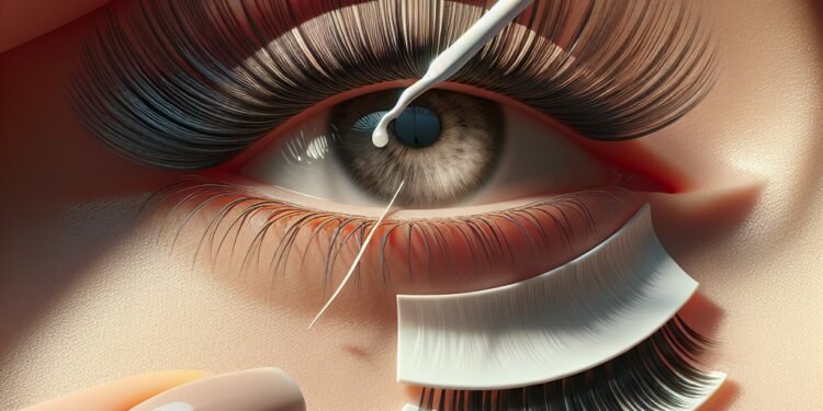 Passo a passo de como aplicar cílios postiços
